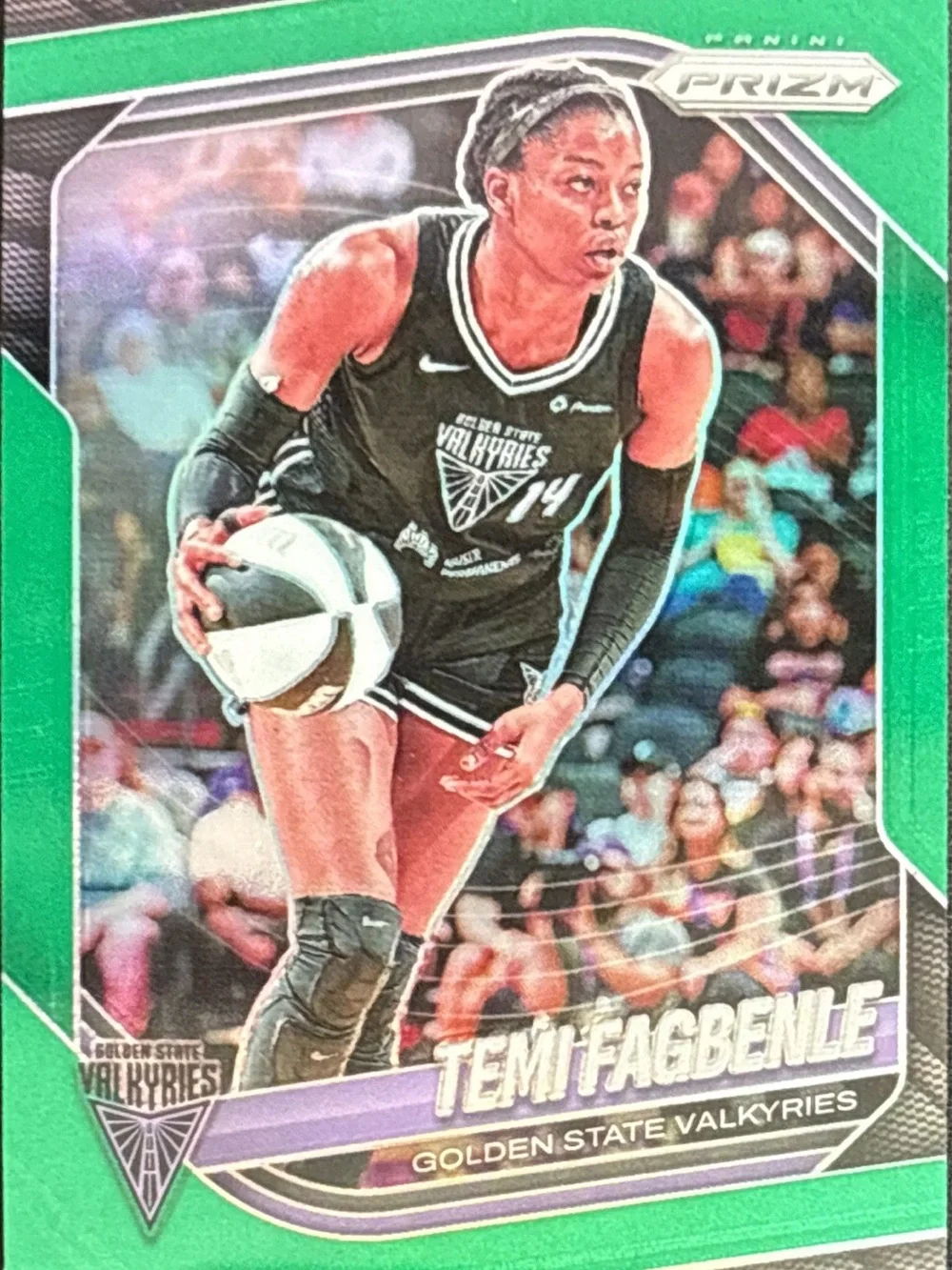 Panini Prizm Temi Fagbenle Green Prizm Basketball Trading Card